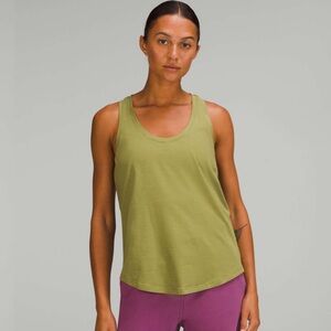 Lululemon Athletica Green Relaxed Sleeveless Tank Top